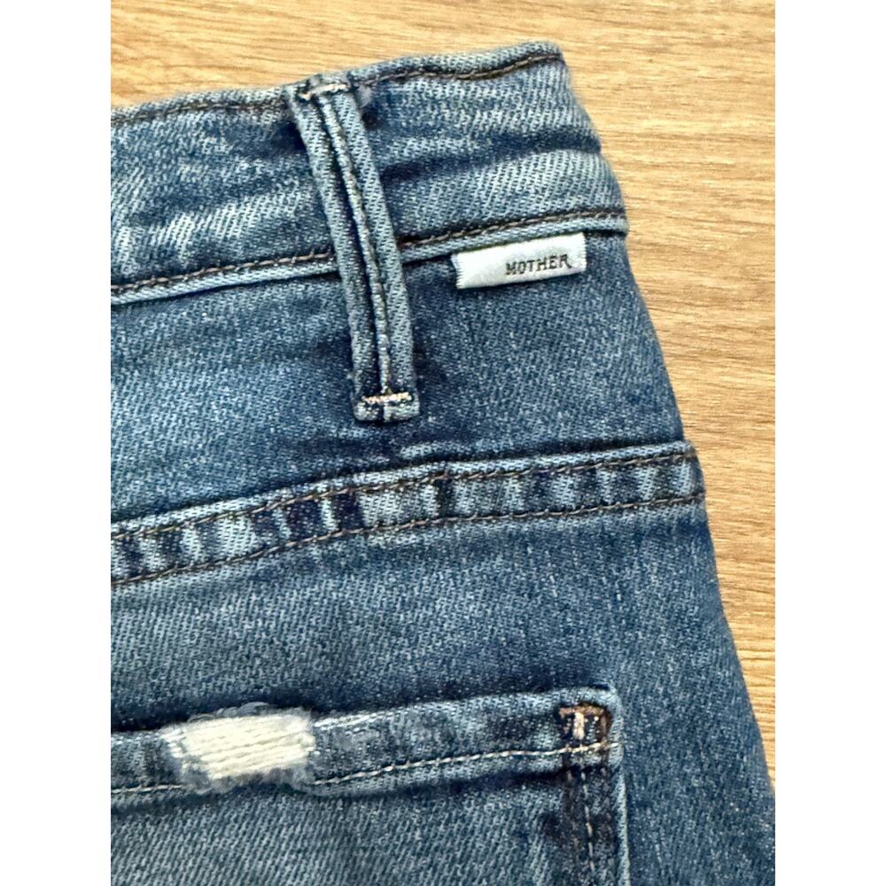 MOTHER The Hustler Roller Wide Leg Ankle Jean in High on the Hog Women’s 27 Blue - Picture 10 of 12
